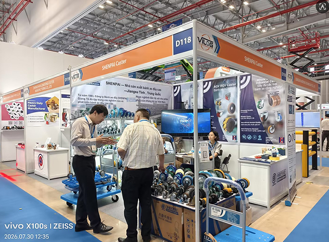 Jiangsu SHENPAI Caster Debuts at VILOG 2026 in Vietnam, Premium Caster Products Shine in Ho Chi Minh City4 Jiangsu SHENPAI Caster Debuts at VILOG 2026 in Vietnam, Premium Caster Products Shine in Ho Chi Minh City4