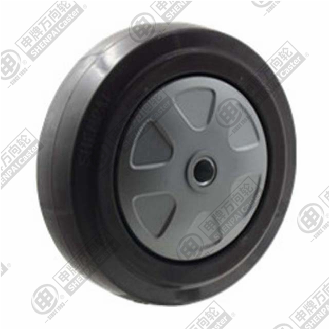 5" Nylon Core Rubber Wheel