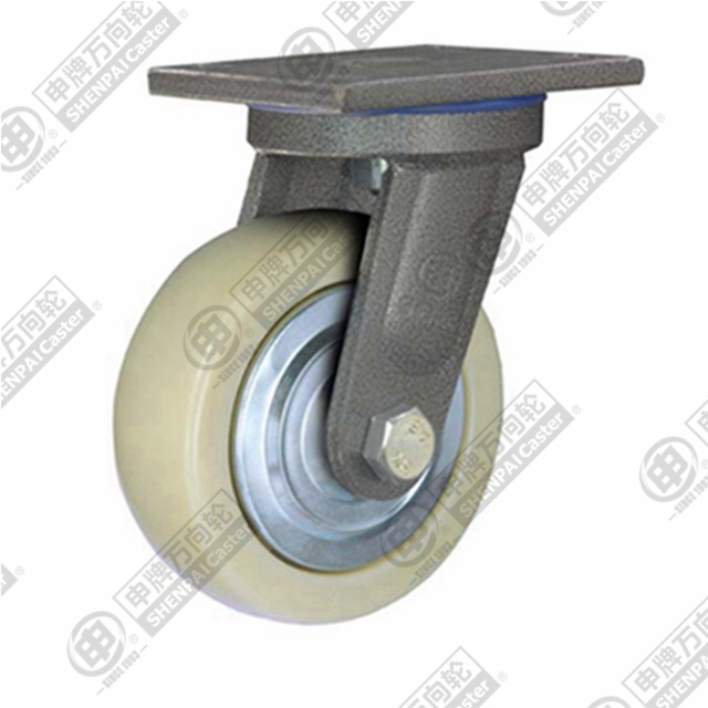 5" Top Plate Swivel Caster, Polypropylene Wheel