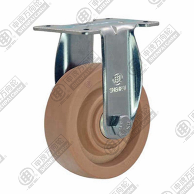 3" Top Plate Fixed Caster, High Temperature Nylon Wheel