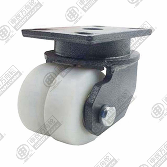5" Top Plate Swivel Caster, MC Nylon Wheel