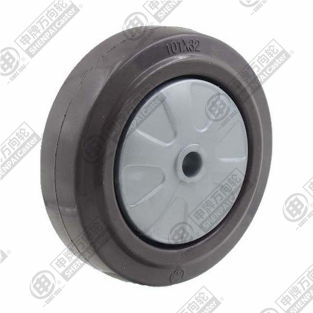 4" Nylon Core Rubber Wheel