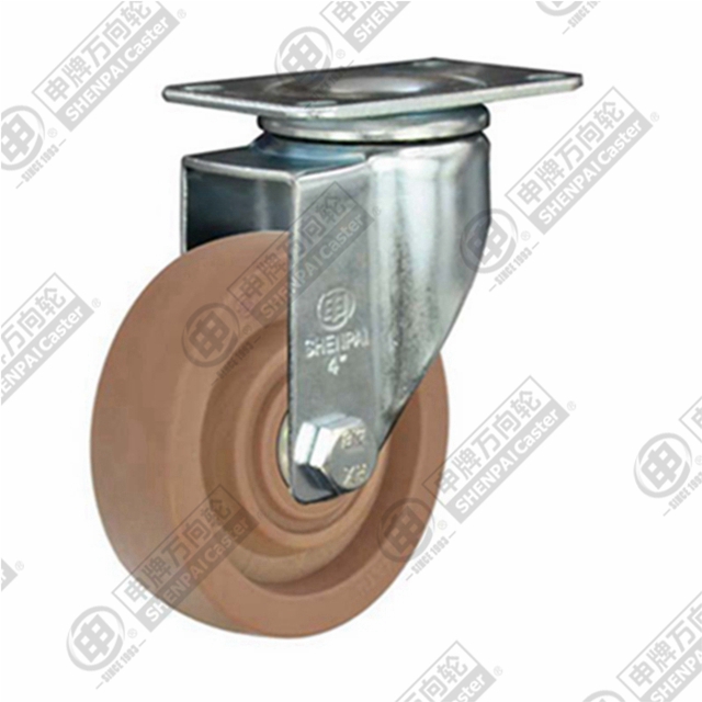 4" Top Plate Swivel Caster, High Temperature Nylon Wheel