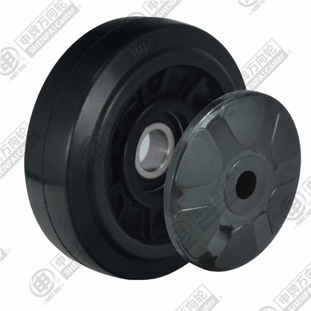 4" Nylon Core Rubber Wheel