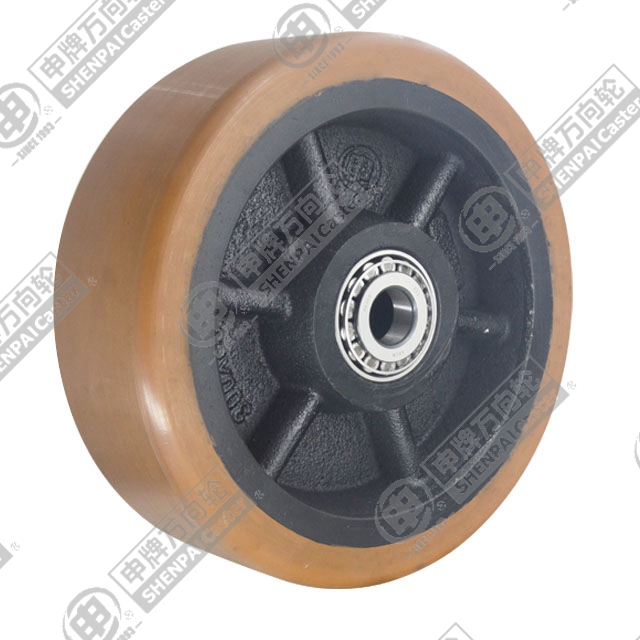 8" Iron Core Polyurethane Wheel