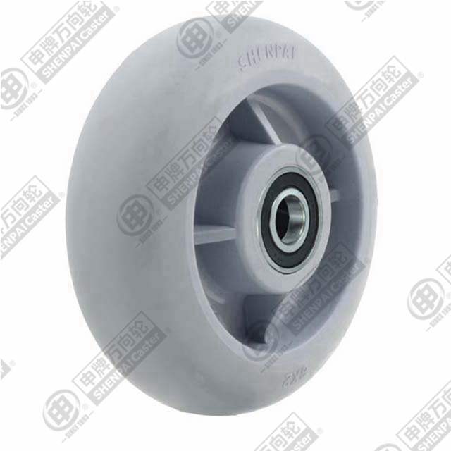 6" Plastic-core TPE Wheel