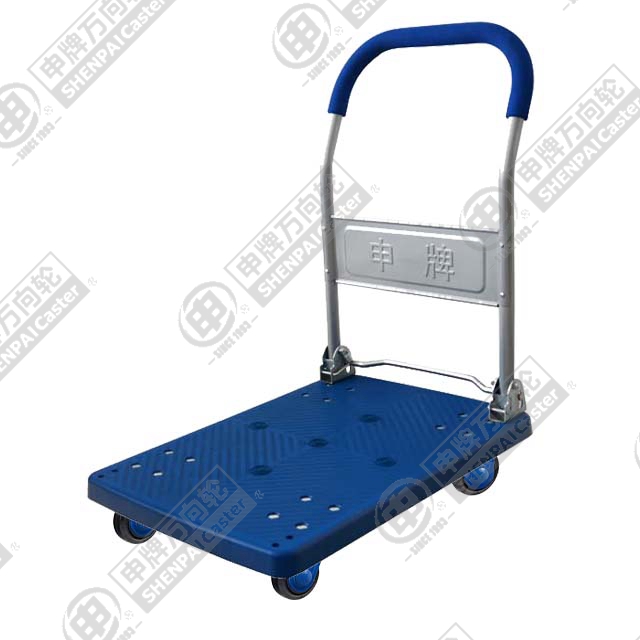 Platform Trolley, 5" Nylon Core Rubber Wheels