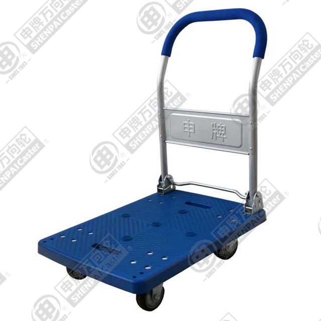 Platform Trolley, 50*70 cm Deck, 4" Plastic-core TPE Wheels
