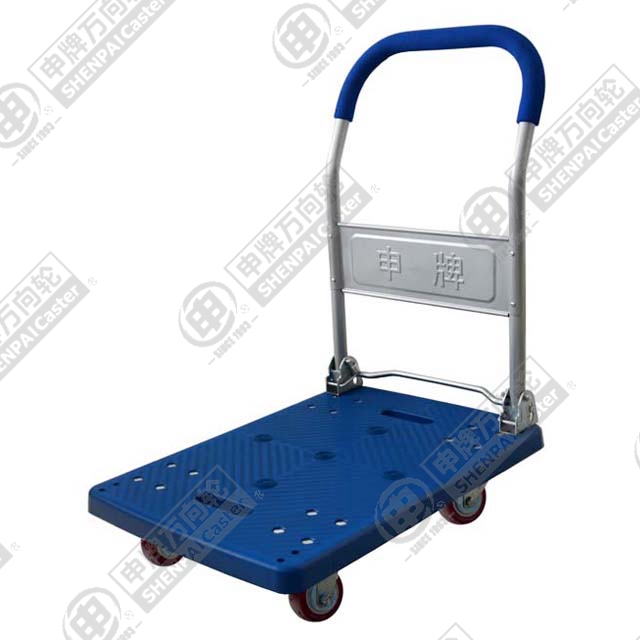 Platform Trolley, 50*70 cm Deck, 4" Plastic-core Polyurethane Wheels