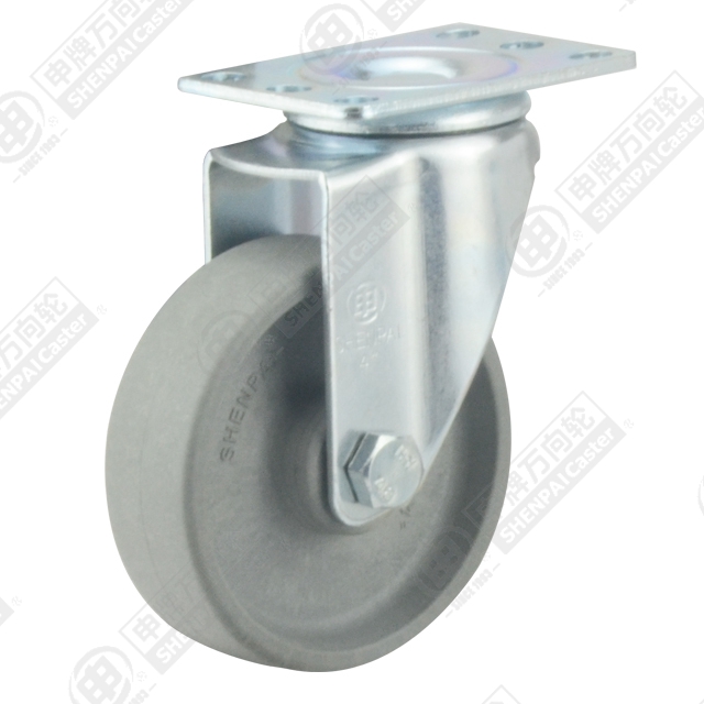 3" Top Plate Swivel Caster, High Temperature Nylon Wheel
