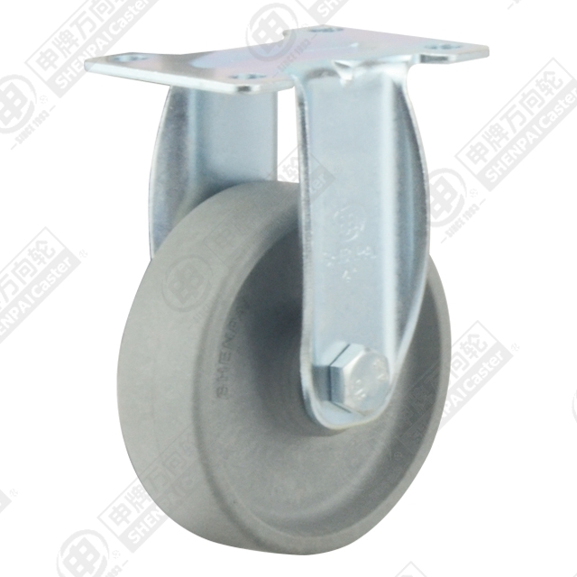 3" Top Plate Fixed Caster, High Temperature Nylon Wheel