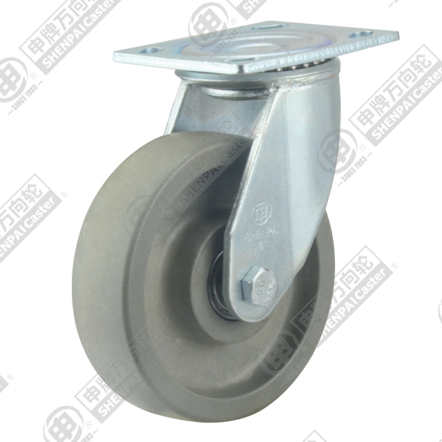 4" Top Plate Swivel Caster, High Temperature Nylon Wheel