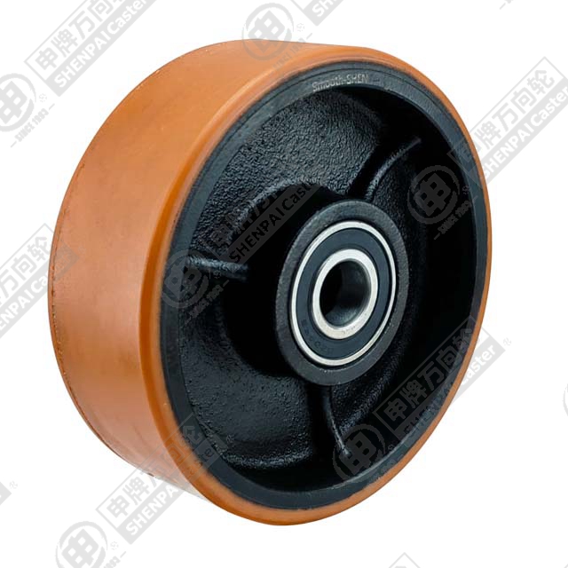 6" Iron Core Polyurethane Wheel