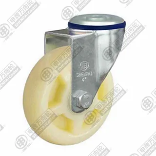 3" Bolt Hole Swivel Caster, Polypropylene Wheel