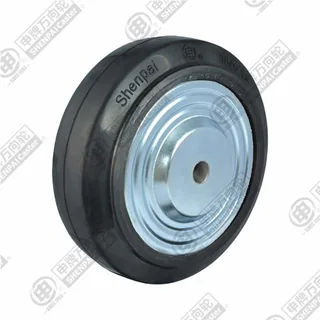 5" Iron Core Rubber Wheel
