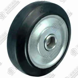 3" Steel Core Rubber Wheel