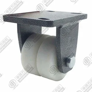 3" Top Plate Fixed Caster, MC Nylon Wheel