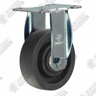 3" Top Plate Fixed Caster, High Temperature Nylon Wheel