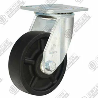 4" Top Plate Swivel Caster, High Temperature Nylon Wheel