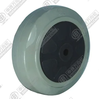 4" Nylon Core Rubber Wheel