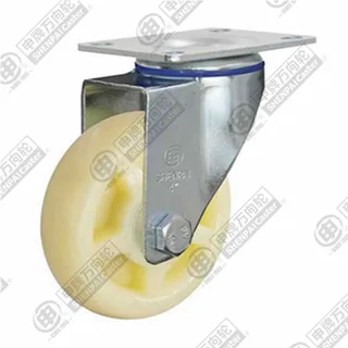 3" Top Plate Swivel Caster, Polypropylene Wheel