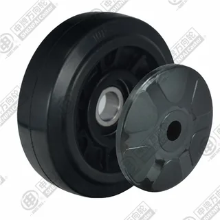 4" Nylon Core Rubber Wheel