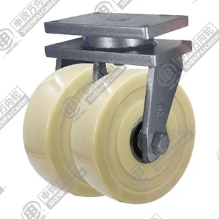 6" Top Plate Swivel Caster, MC Nylon Wheel