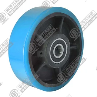 8" Iron Core Polyurethane Wheel