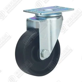 4" Top Plate Swivel Caster, High Temperature Nylon Wheel