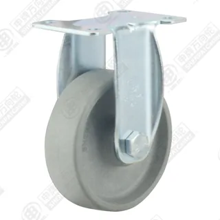 3" Top Plate Fixed Caster, High Temperature Nylon Wheel