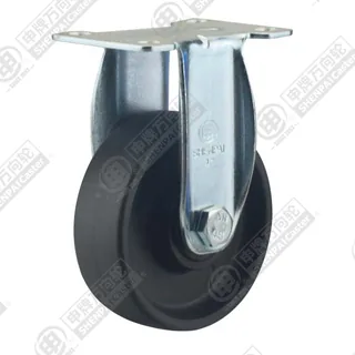 3" Top Plate Fixed Caster, High Temperature Nylon Wheel