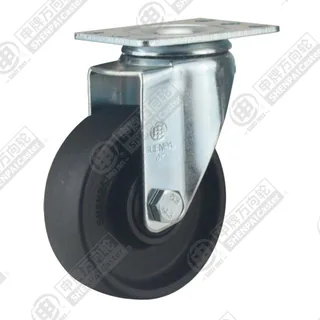 5" Top Plate Swivel Caster, High Temperature Nylon Wheel
