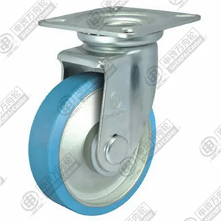 3" Top Plate Swivel Caster, Steel Core Nylon Wheel